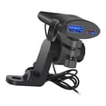 thumbnail image 1 of Adaptador de carga,Cargador de teléfono para motocicleta QC 3.0 Carga rápida,Voltajes de entrada del cargador de motocicleta 12v-24v,Accesorios Interruptor de apagado inteligente,Piezas IP67, 1 of 7