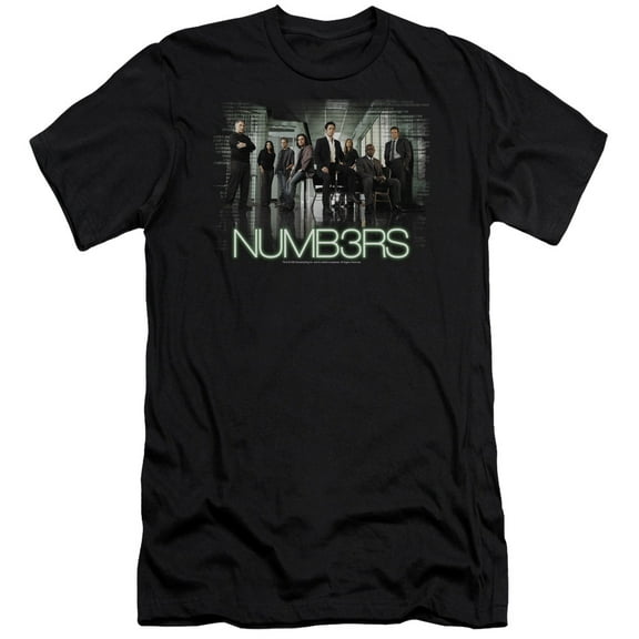 Numb3Rs - Numbers Cast - Slim Fit Short Sleeve Shirt - XX-Large