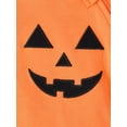 thumbnail image 2 of The Children's Place Baby & Toddler Long Sleeve Pumpkin Onesie Pajamas, Sizes NB-5T, 2 of 3