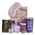 thumbnail image 1 of Evening Bloom Spa Gift Set – 6Pc Purple-Themed Bath & Body Treats, 1 of 4