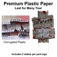 thumbnail image 3 of 10 Pack Halloween Yard Signs, 15" x 11" Beware Stakes for Haunted House, Scary Theme Party, 3 of 10