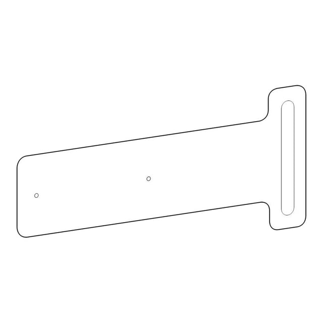Ergotron Sharps Container T-Slot Bracket Kit - Mounting component (bracket set) - white - cart mountable - TAA Compliant - for StyleView; StyleView Telemedicine; StyleView Telepresence