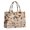 Brown Mushroom Specimen, variant on Large Capacity Tote Bag,Red Mushroom Plant White Pattern Handbag Fashion Luxury Tote Bag,15.7"x13"x 5.1" Inches,Laptop Compatible