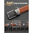 thumbnail image 6 of Maikun Belts for Men Reversible Leather Belt Dress Casual Men Belts One Belt Reverse For 2 Sides, 6 of 6