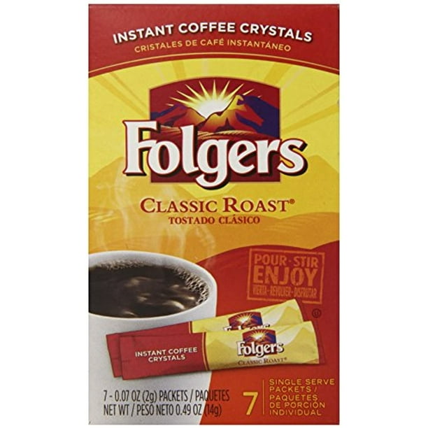 Folgers Classic Medium Roast Decaf Coffee, 19 Count Singles Serve (Pack