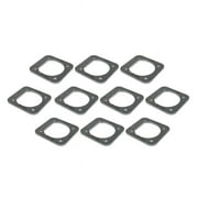 Allstar Performance ALL60074-10 D-Ring Backing Plate - 1/4in Thick - Steel - Set of 10