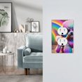thumbnail image 5 of Daiia Rainbow Poodle Urban Street Pattern Decorator Wall Plate Child Safe Outlet Cover, Switch and Outlet Covers,Size 1-Gang 5.0" x3.0" , Polycarbonate Thermoplastic-Style S, 5 of 6