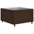 thumbnail image 3 of vidaXL 11 Piece Garden Sofa Set with Cushions Brown Poly Rattan, 3 of 5