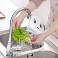 thumbnail image 3 of Cheers Cute Panda Sucker Water Splash Guard Baffle Wash Basin Sink Board Kitchen Tool, 3 of 8