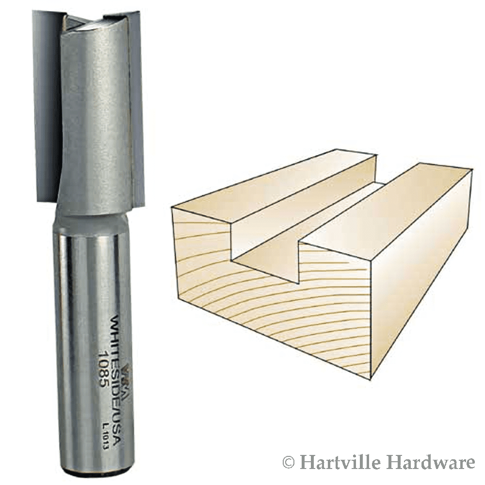 Whiteside Router Bits 1085 Straight Bit with 3/4-Inch Cutting Diameter ...