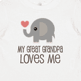 thumbnail image 4 of Inktastic Great Grandpa Loves Me Boys or Girls Baby T-Shirt, 4 of 5