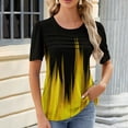 thumbnail image 2 of gbyLJF V Neck Tunic Tops for Women Womens Shirts/ Tops Lightweight Shirts for Women Compression Shirts Multicolor L, 2 of 6