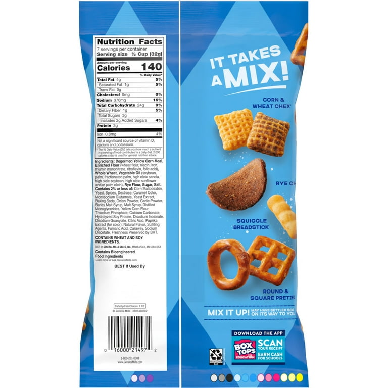 Chex Mix, Snack Mix, 8 oz, Traditional Original Recipe - Walmart.com