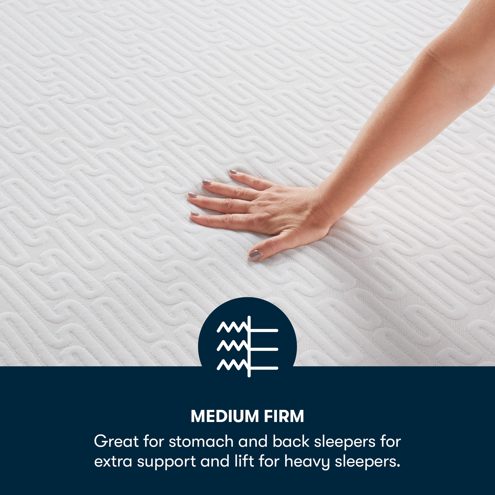 Serta For Ewe 7" Medium Firm Memory Foam Mattress -Full