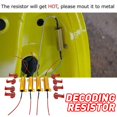 thumbnail image 6 of 2/4X Load Resistor 50W 6RJ 6ohm LED Decoder FIX Hyper Flash Turn Blinker, 6 of 10