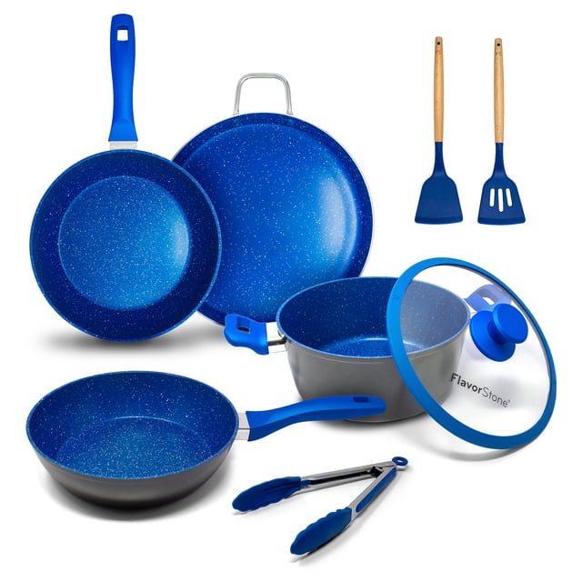 Juego de Sartenes FLAVORSTONE Light Set 8 Piezas Color Azul