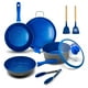 thumbnail image 1 of Juego de Sartenes FLAVORSTONE Light Set 8 Piezas Color Azul, 1 of 5