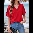 thumbnail image 2 of Tops de Verano para Mujer Rojos M, 2 of 4