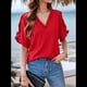 thumbnail image 2 of Tops de Verano para Mujer Rojos S, 2 of 4