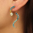 thumbnail image 2 of Pendientes vintage de aleación para mujer: pendientes con forma de animales del zodiaco, 2 of 8