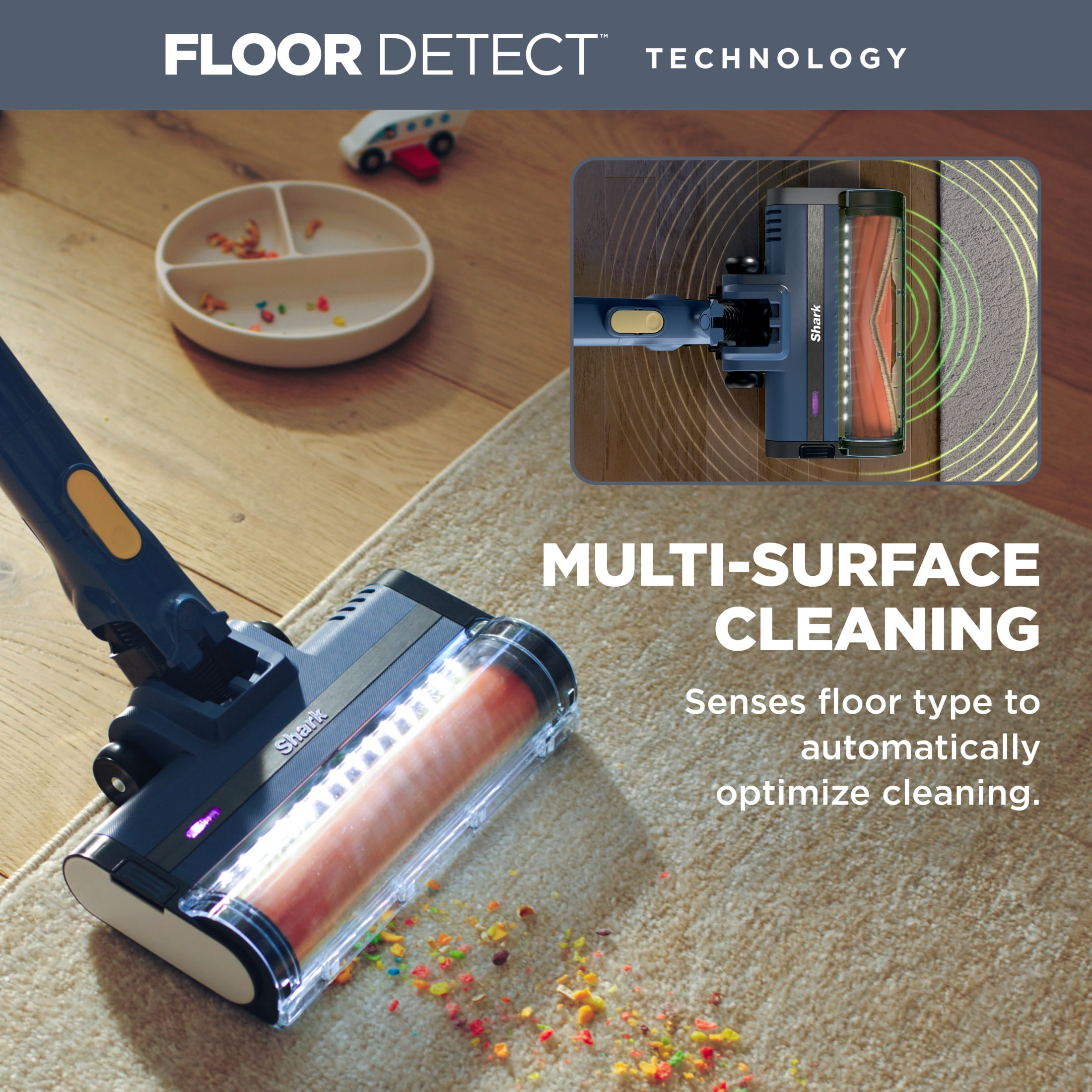 Shark Cordless Pet Cordless Stick Vacuum, with XL Dust Cup, LED Headlights, Handheld Vac, Lightweight, Crevice Tool & Pet Multi-Tool, Carpet & Hard Floors, 40 Min Runtime, IY143H