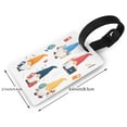 thumbnail image 2 of Kdxio School Cute Gnomes Luggage Tags Privacy Cover ID Label Suitcase Tags Identifiers For School Bags,Suitcases, 2 of 7