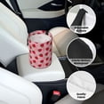 thumbnail image 6 of Wukai Strawberry Print Car Trash Can - Easy to Clean Hanging Garbage Bin - Removable Liner - Leak-Car Garbage Can - Waterproof Trash Can for Car and SUV, 6 of 7