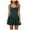 Green, variant on Pimfylm Women's Regular-Fit Cotton Sateen Smocked Bodice Short Dress Green, S