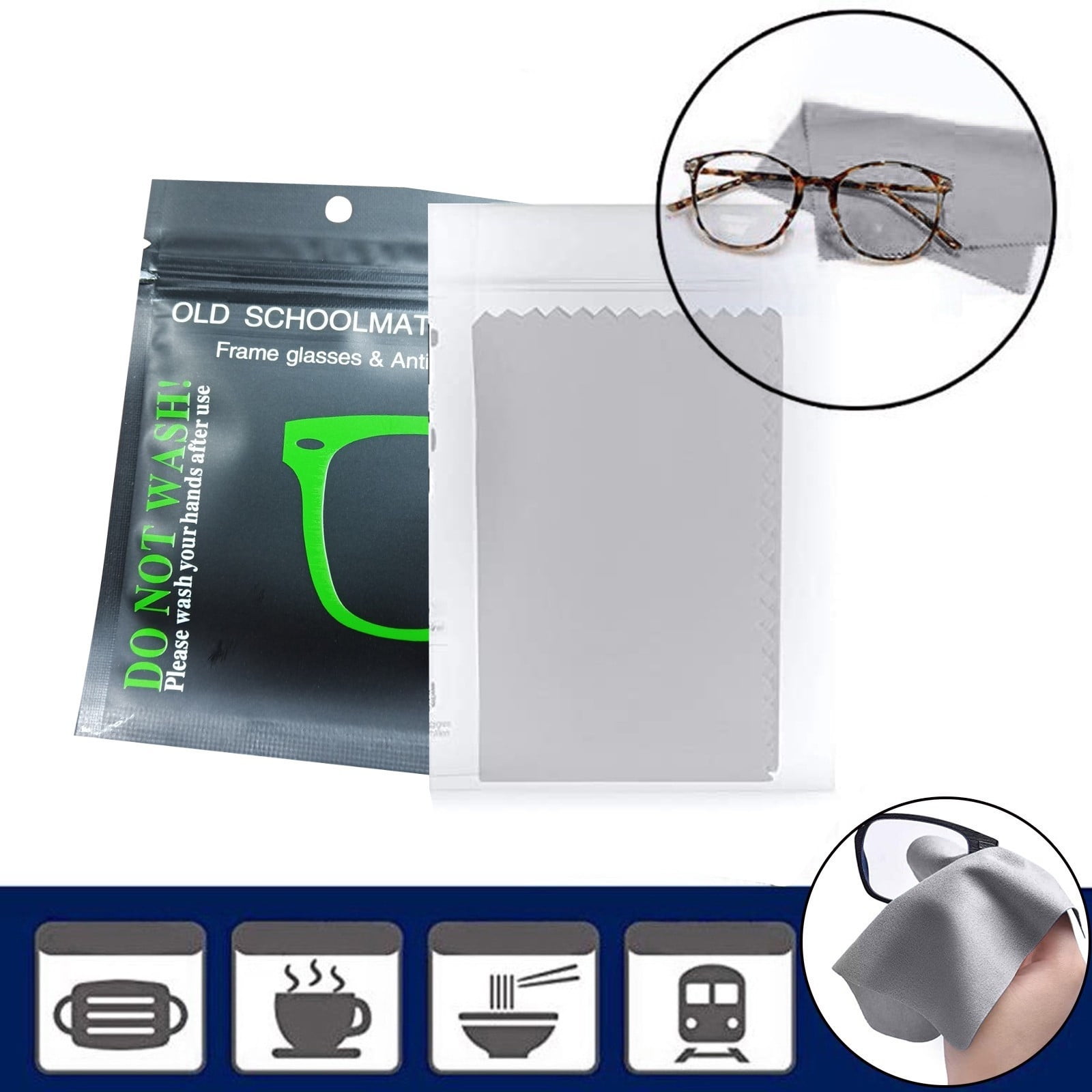 Camera Lens Phone Screen Microfiber Glasses Cleaning Cloth Eyeglasses Cleaner 
