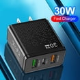 thumbnail image 3 of Adaptador de cargador de 3 puertos Cargadores de teléfono móvil de la UE de EE. UU. Para Xiaomi Samsung iPhone 14, 3 of 5