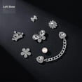 thumbnail image 2 of Trendy Designer Croc Charms For Women And Girls, Bling Shoe Charms Pack With Buttons, 16pcs, 2 of 5