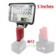 thumbnail image 3 of Portable LED Work Light for 12V Battery,7200LM 144W Adjustable Flashlight Cordless Battery Powered Flood Light, 3 of 5