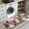thumbnail image 3 of Pioneer Flower Floral Print Pattern Kitchen Rug Mat,Kitchen Runner Rugs Non Skid Washable,Decorative Kitchen Floor Mats for Kitchen,Sink,Laundry,17"x47.2", 3 of 7