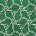 thumbnail image 3 of HomeRoots 675994 8 x 10 ft. Emerald Gray & Beige Geometric Washable Machine Made Rectangle Area Rug with UV Protection, 3 of 9