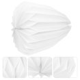 thumbnail image 3 of White Lamp Shade Folded Paper Lampshade Paper Lamp Shade Replacement Clip Lamp Shade Origami Pendant Lamp Shade, 3 of 4