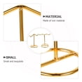 thumbnail image 3 of HAMPPLIES 2Ud Organizador Dorado De Metal Para Collares Y Aretes Uso En Tiendas Y Hogar, 3 of 8