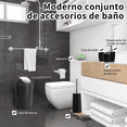 thumbnail image 5 of Accesorios Baño Set De Regalo De Plástico Mate De 6 Piezas NEGRO BLANCO, 5 of 5