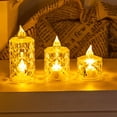 thumbnail image 3 of Musbetu 4Pcs Crystal Flameless Candle Lights LED Tealight Candles Battery-Operated Twinkling Light Fake Candles for Weddings Home Decor, 3 of 7