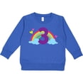 thumbnail image 2 of Inktastic 3rd Birthday Rainbow Number 3 Toddler Sweatshirt, 2 of 4