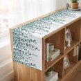 thumbnail image 6 of Table Runners 70 Inches Long Dress Scarves, Teal Green Eucalyptus Leaves Farmhouse Coffee/Dining/Kitchen Table Decor, Holiday Table Runner, Spring Plants Leaves Country 13x70 Inch, 6 of 9