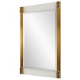 thumbnail image 3 of Uttermost Nera Plated Brass Mirror, 3 of 6