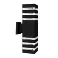 thumbnail image 2 of Moderno Impermeable Arriba Abajo Aluminio Cuboide Led Lámparas De Pared Doble Cabeza Lámpara De Pared Exterior E27 Enchufe Ac 85-240V Para Patio Jardín Porche Corredor Scienceny HA025899-01, 2 of 5
