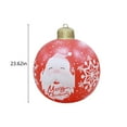 thumbnail image 3 of Nkmbld Oversized Christmas Ornaments 24inch Inflatables Christmas Decorated Ball for Holiday Indoor Outside Yard Lawn Porch Decor, 3 of 8