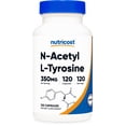 thumbnail image 1 of Nutricost N-Acetyl L-Tyrosine (NALT) 350mg, 120 Capsules - Gluten Free, Non-GMO, 1 of 5