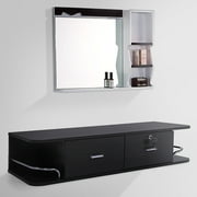 Jaxpety Salon Classic Wall Mount Styling Station Beauty Salon Spa Equipment Cabinet