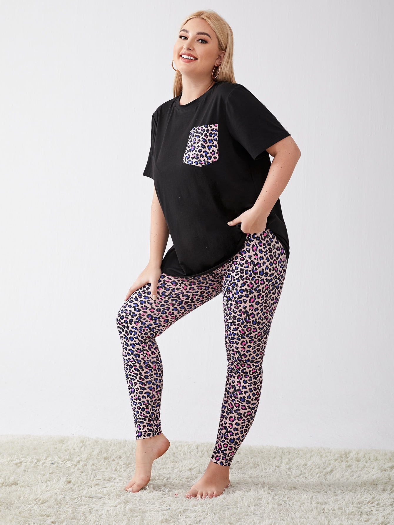 Women's Plus Size Patch Pocket Tee 