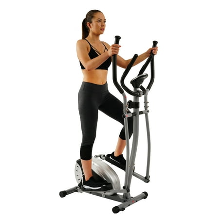 Sunny Health & Fitness SF-E905 Magnetic Elliptical Bike Elliptical Machine w/ LCD Monitor and Heart Rate (Best Rated Elliptical Machines)