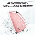 thumbnail image 3 of Key Fob Cover Compatible with Chevrolet Silverado 1500 Traverse Equinox GMC Sierra 1500 Buick Envision 2025-2026 Keychain Case Holder Protector,5 Button a White, 3 of 8