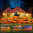 thumbnail image 4 of Halloween Inflatable Decoration Black Cat Eating Pumpkin Decoration Outdoor Holiday Decor, LED Lights Blow Up Halloween Yard Decorations, Inflatables Outdoor for Holiday Garden Lawn Indoor Party Deco, 4 of 5