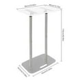 thumbnail image 2 of Acrylic Podium Lecterns Clear Podium Stand Floor Standing Podium Desk 30-90°, 2 of 16